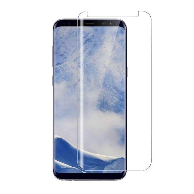 SAMSUNG S8 PLUS TEMPERED GLASS CLEAR CURVED